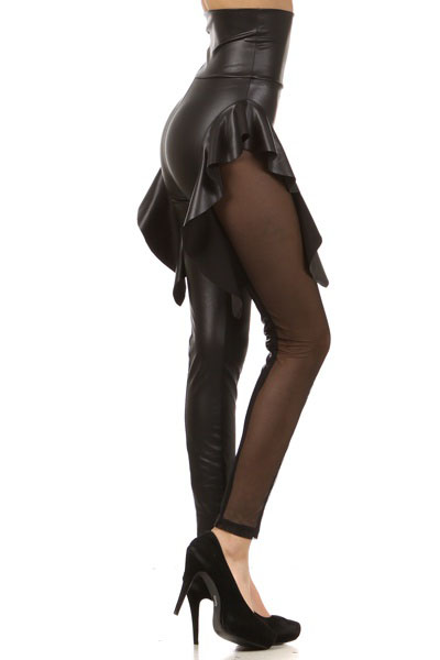 High Waist Stretch Black Leggings